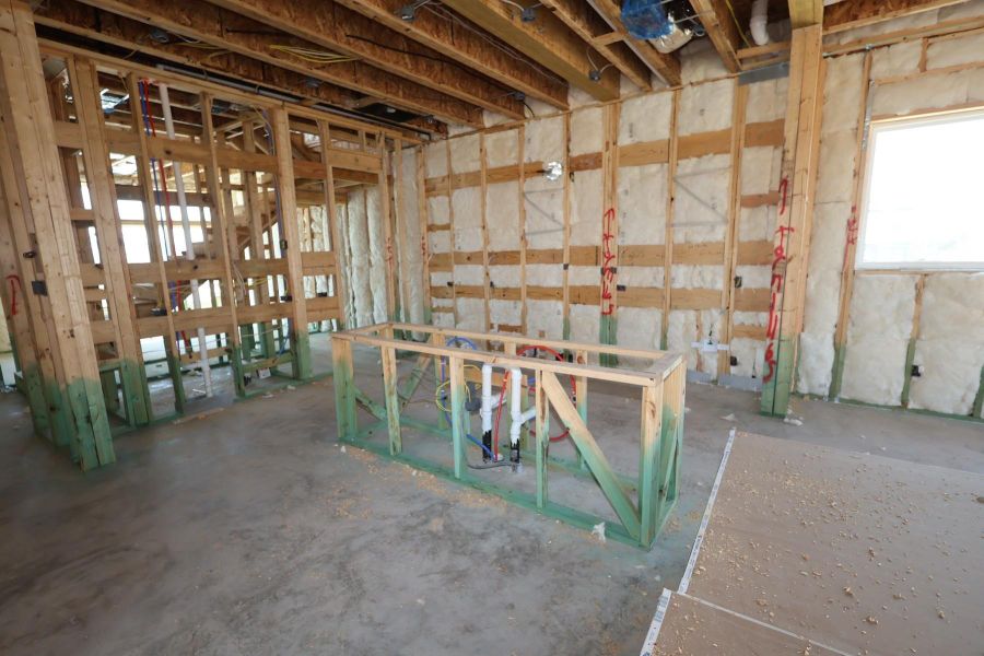 In-progress construction of a new home in Easthaven at Bridgeland Central - Horizon Collection, Cypress, TX (Image 20). In-progress construction of a new home in Easthaven at Bridgeland Central - Horizon Collection, Cypress, TX (Image 20).