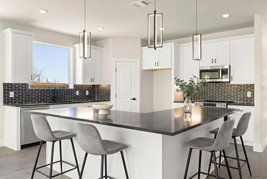 Furnished interior view inside a new home in , Granbury (Image 6).
