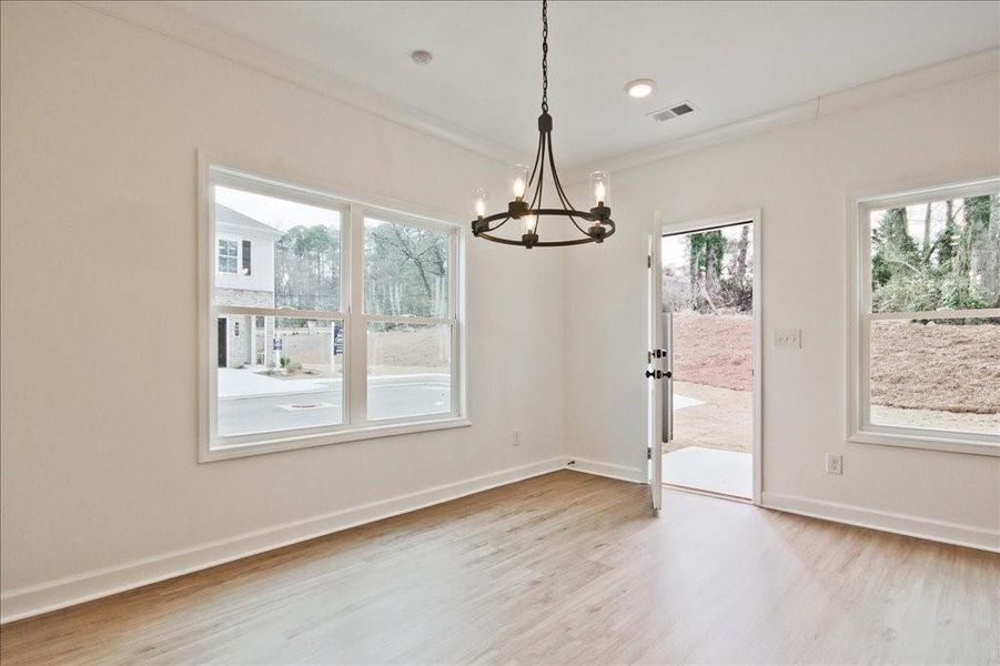 Spacious, unfurnished interior of a new home in River Walk Place, Lawrenceville (Image 15).