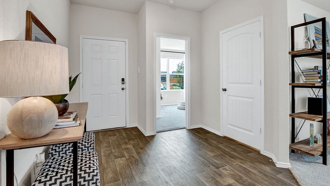 Furnished interior view inside a new home in Navarro Fields, Seguin (Image 4). Furnished interior view inside a new home in Navarro Fields, Seguin (Image 4).