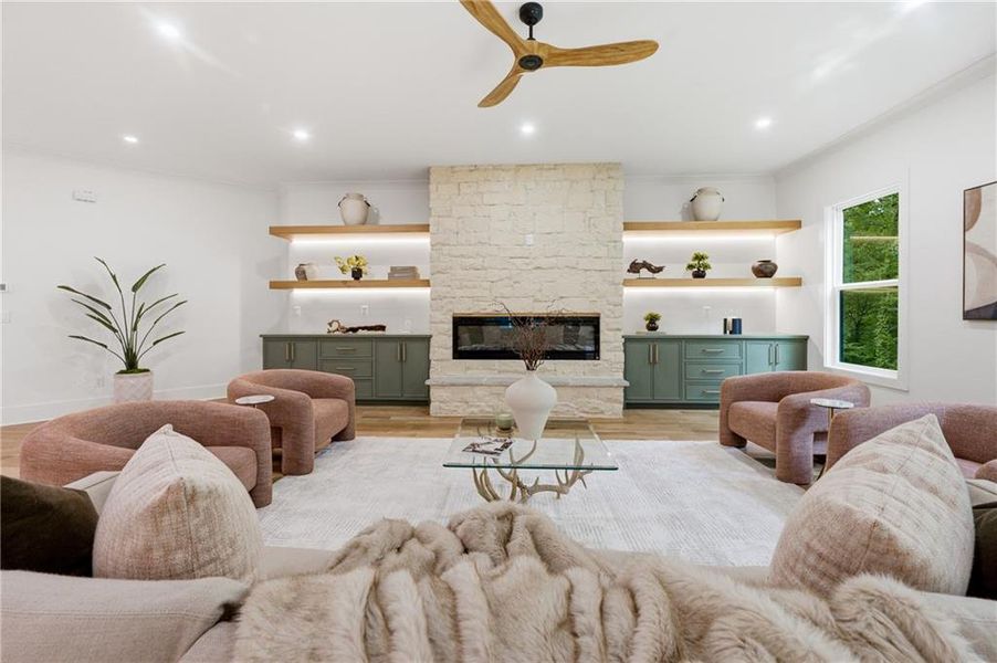 Furnished interior view inside a new home in , Marietta (Image 9).