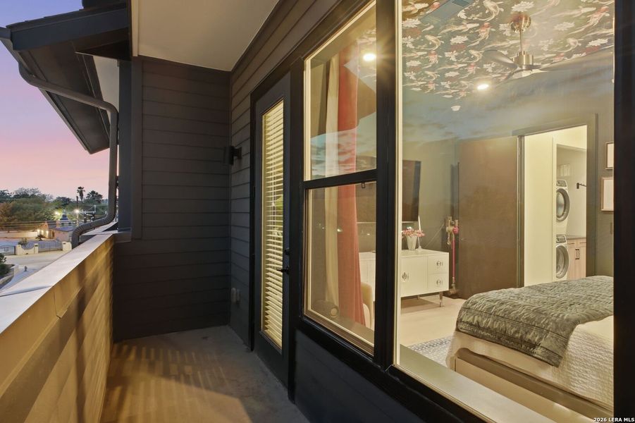 Exterior details and patio area of a home in Grayson House, San Antonio (Image 25). Exterior details and patio area of a home in Grayson House, San Antonio (Image 25).