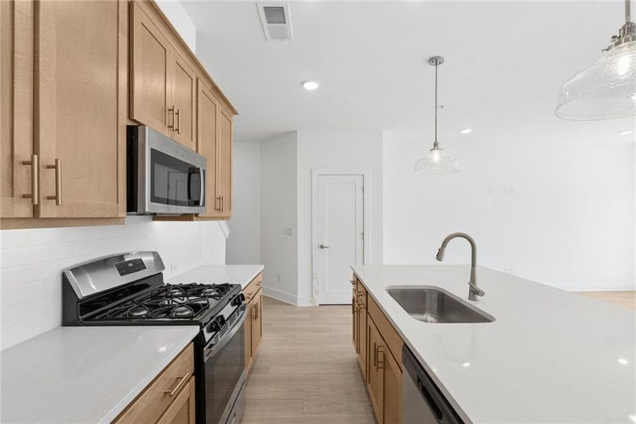 Furnished interior view inside a new home in Grandview Terrace, Canton (Image 7).