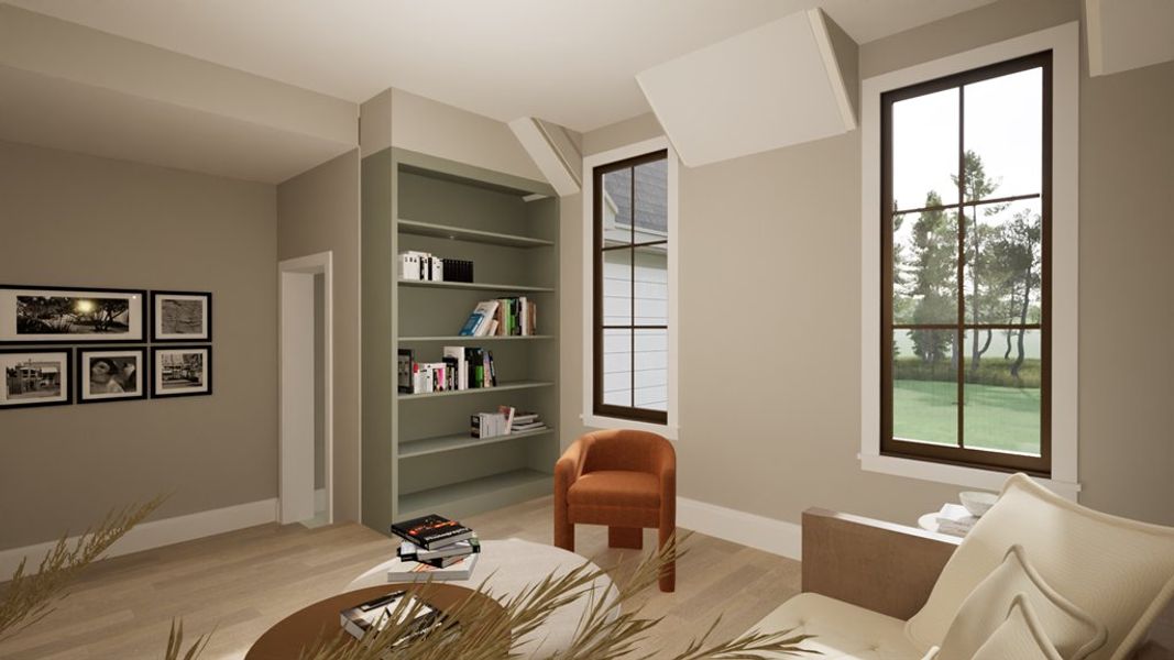 Representative furnished interior of a home built from the The Glenn by Ken Harvey Homes in Carriage Farms, Raleigh (Image 15).