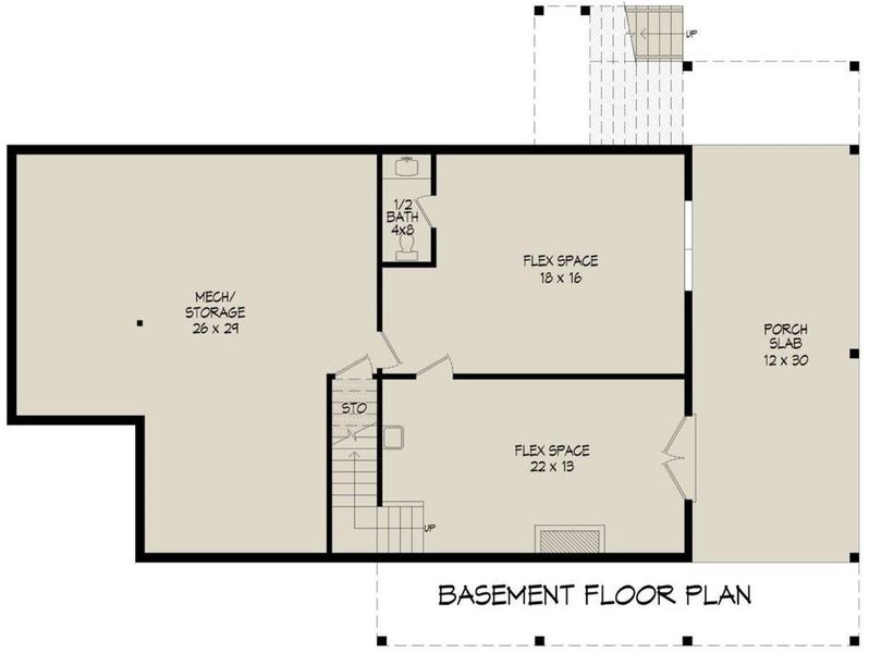 2D floor plan layout of this home in , Ranger, GA (Image 6).