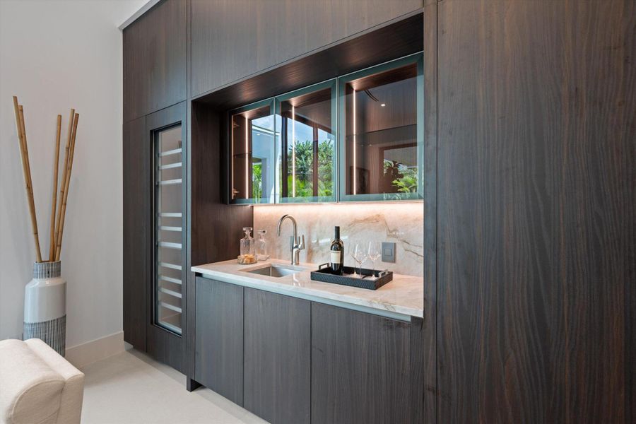 Furnished interior view inside a new home in , Boca Raton (Image 34).