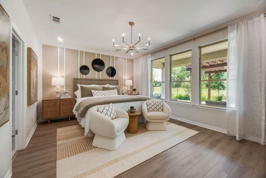 Furnished interior view inside a new home in , Anna (Image 17).