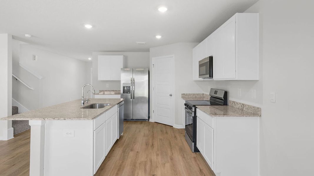 Furnished interior view inside a new home in Wesley Park, Crawfordville (Image 14).