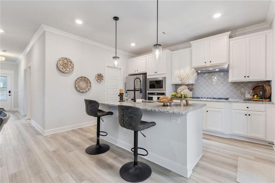 Furnished interior view inside a new home in , Auburn (Image 10).