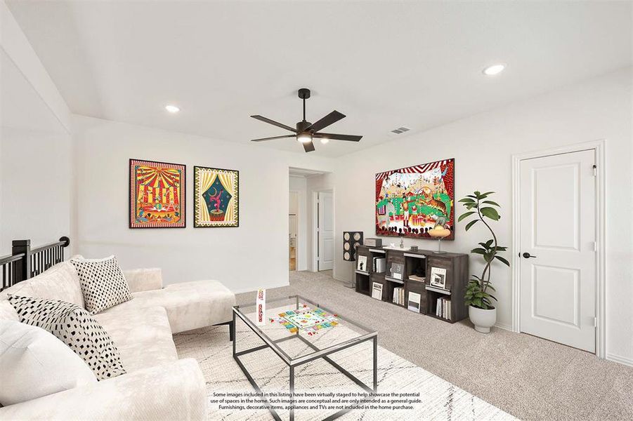 Furnished interior view inside a new home in Hampton Park, Glenn Heights (Image 12). Furnished interior view inside a new home in Hampton Park, Glenn Heights (Image 12).