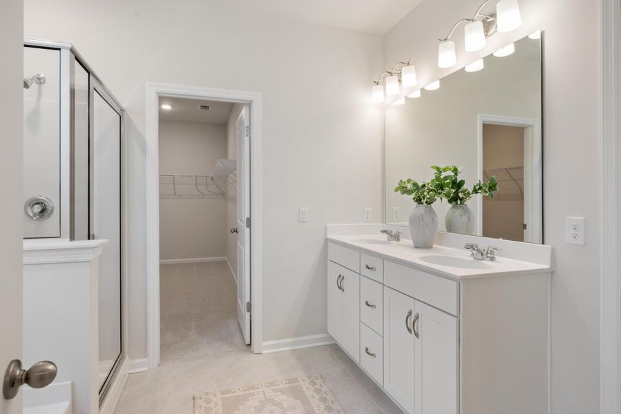 Furnished interior view inside a new home in The Oaks, Goose Creek (Image 14).