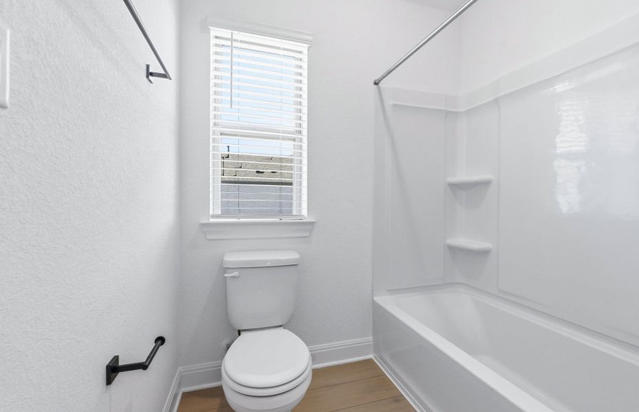 Furnished interior view inside a new home in Santa Rita Ranch, Liberty Hill (Image 9). Furnished interior view inside a new home in Santa Rita Ranch, Liberty Hill (Image 9).