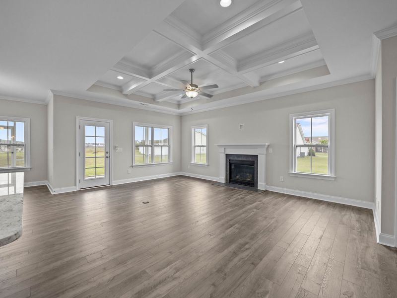 Spacious, unfurnished interior of a new home in The Villas at Langston Farms, Winterville (Image 19).