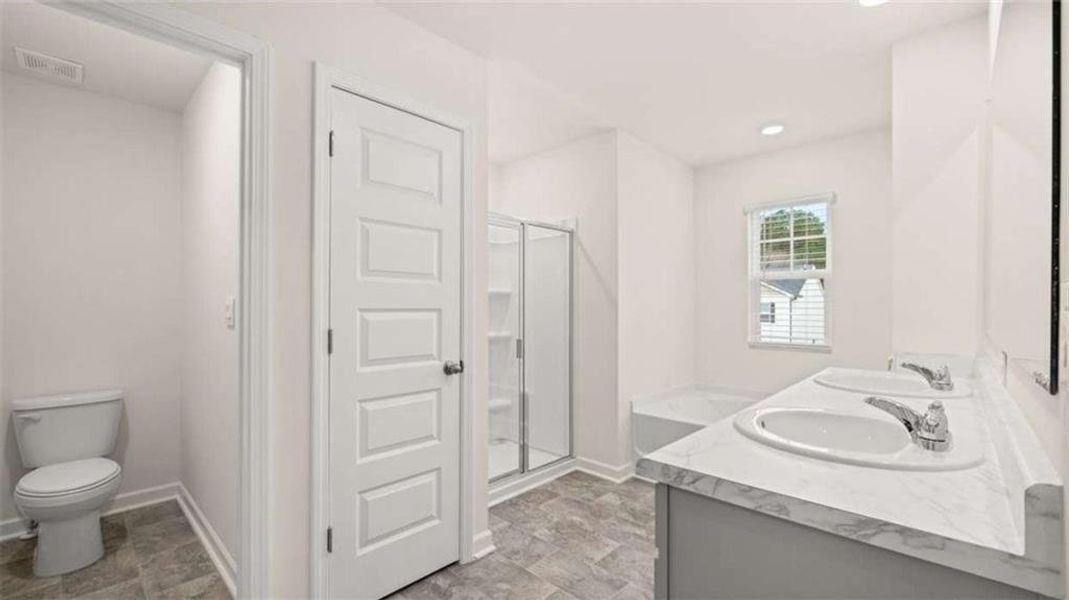 Furnished interior view inside a new home in Champion's Run, Lithonia (Image 8).