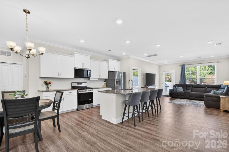 Furnished interior view inside a new home in , Sherrills Ford (Image 7).