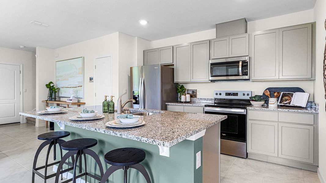 Furnished interior view inside a new home in Windrose, Apopka (Image 12).