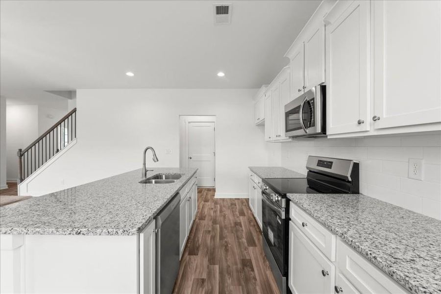 Furnished interior view inside a new home in , Statham (Image 8).