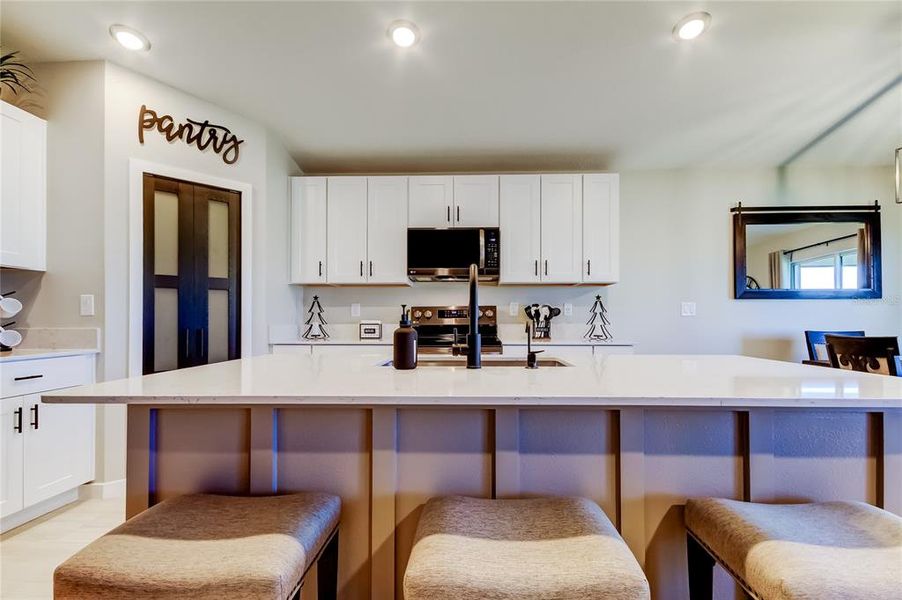 Furnished interior view inside a new home in Mirada: The Estates II, San Antonio (Image 16). Furnished interior view inside a new home in Mirada: The Estates II, San Antonio (Image 16).