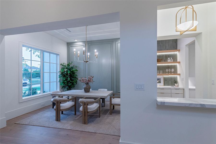 Furnished interior view inside a new home in , Houston (Image 7).