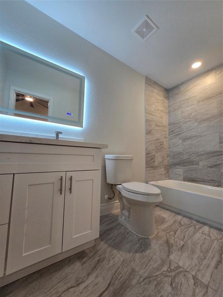 Secondary bathroom