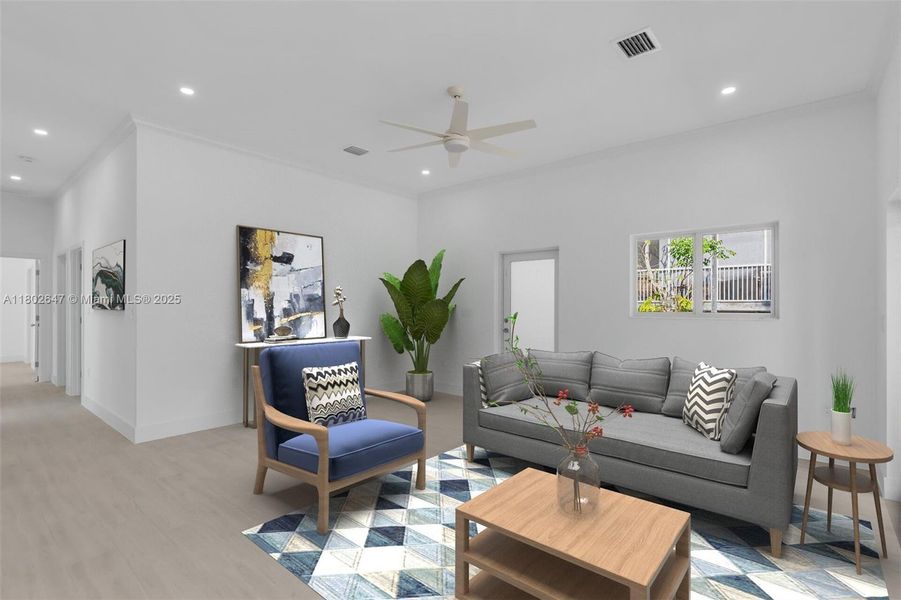 Furnished interior view inside a new home in , Key Largo (Image 13). Furnished interior view inside a new home in , Key Largo (Image 13).