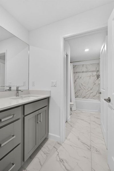 Furnished interior view inside a new home in , Royal Palm Beach (Image 27).