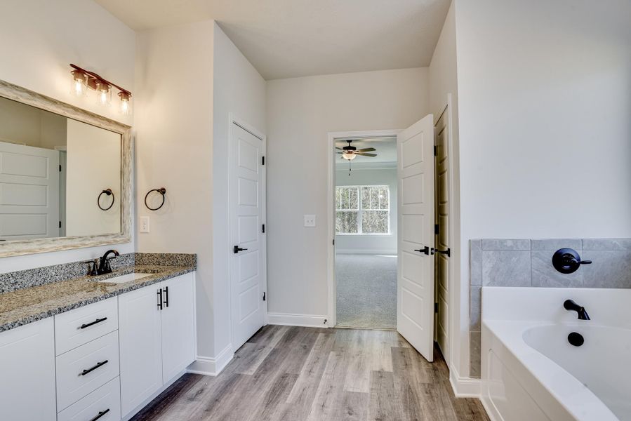 Furnished interior view inside a new home in , Edgefield (Image 7).