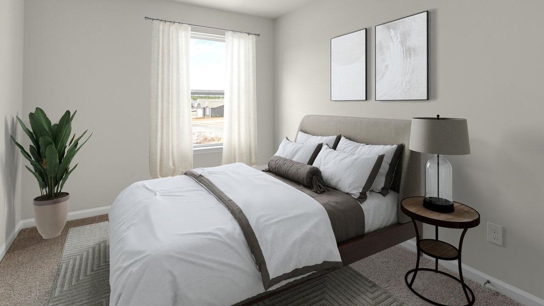 Representative furnished interior of a home built from the PEARSON TH by D.R. Horton in The Cove at Glenns Bay, Surfside Beach (Image 10).