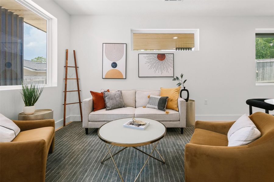 Furnished interior view inside a new home in , Austin (Image 6).