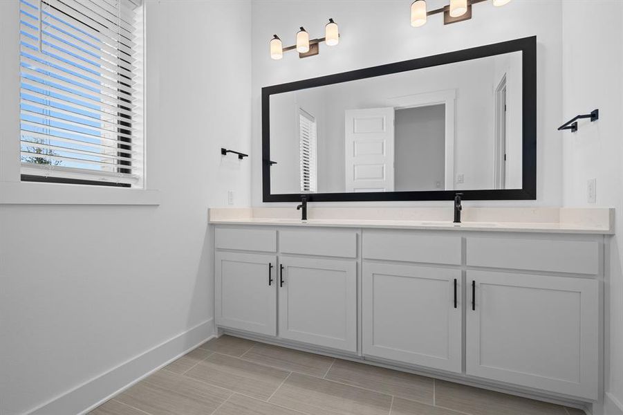 Furnished interior view inside a new home in The Woodlands, Krugerville (Image 7).