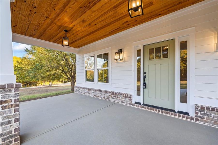 Exterior details and patio area of a home in , Monroe (Image 32).