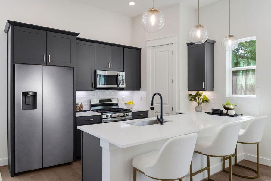 Furnished interior view inside a new home in Montridge, Houston (Image 30).