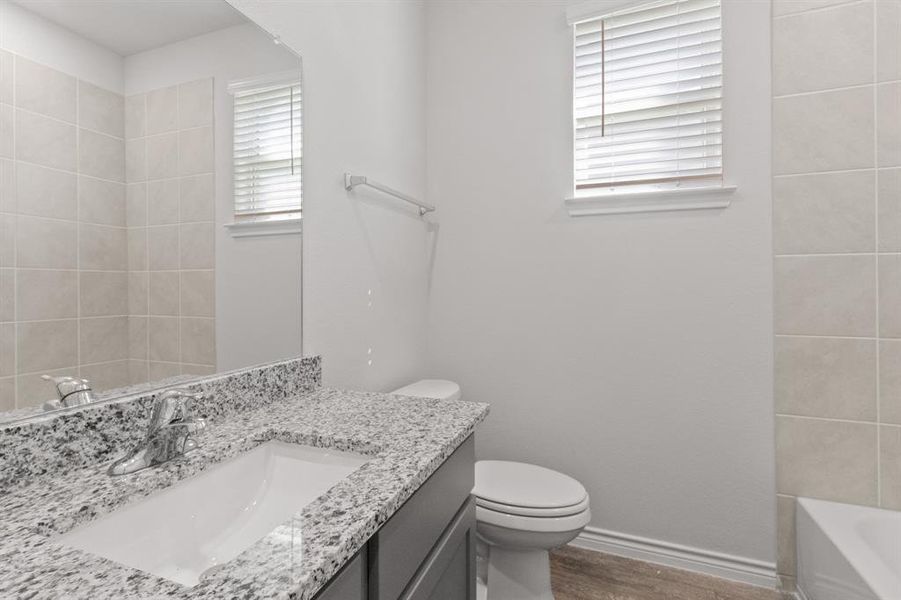 Furnished interior view inside a new home in Retreat at Fossil Creek, Fort Worth (Image 4). Furnished interior view inside a new home in Retreat at Fossil Creek, Fort Worth (Image 4).