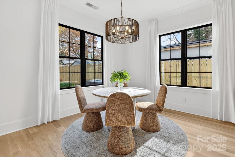 Furnished interior view inside a new home in , Charlotte (Image 9).