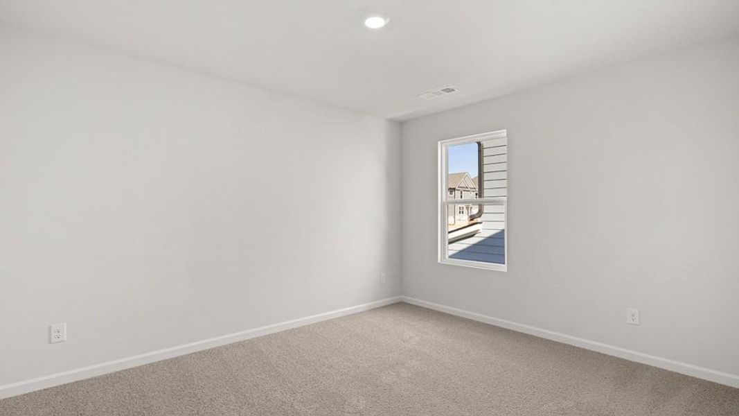 Spacious, unfurnished interior of a new home in Hamptons at Riverwood South, Dallas (Image 34).