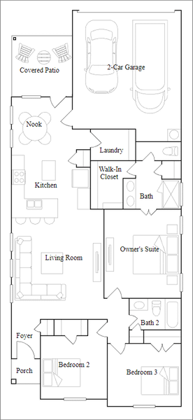 Image 29 representing the Amarillo by Lennar in Wildflower Ranch: Lonestar Collection, Fort Worth, TX.