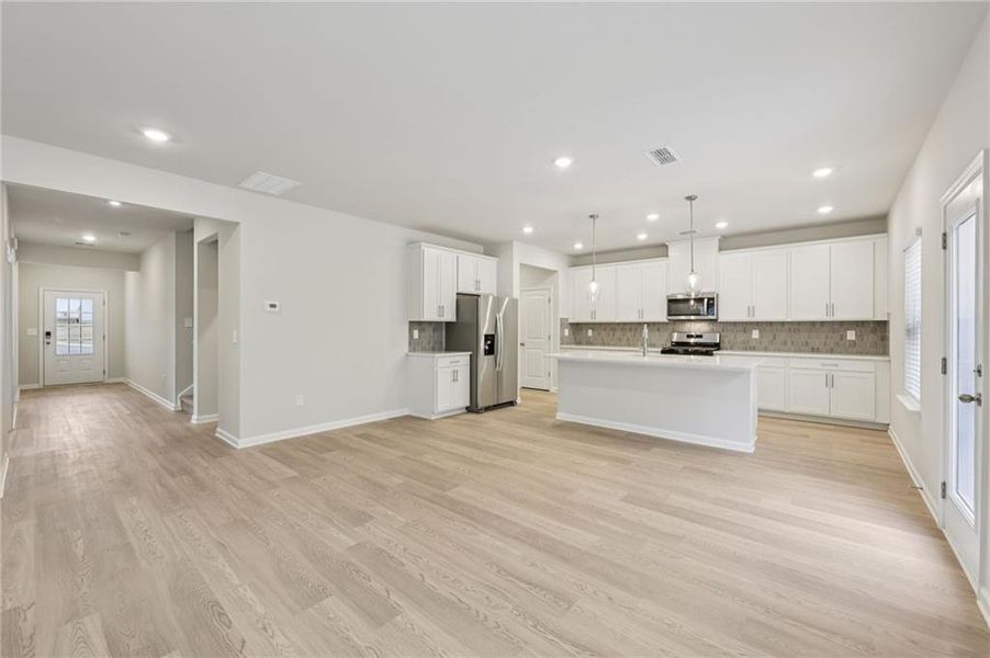 Spacious, unfurnished interior of a new home in Parkside at Grayson, Grayson (Image 31).