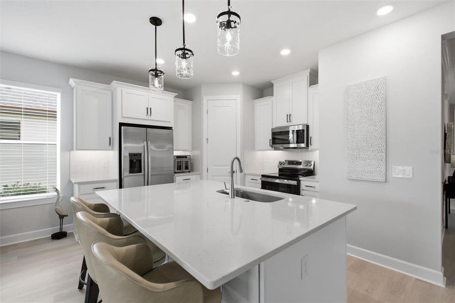 Furnished interior view inside a new home in , Poinciana (Image 17).