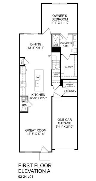 2D floor plan layout for the Nassau Cove by Ryan Homes in Layton Hall, Mauldin, SC (Image 3). 2D floor plan layout for the Nassau Cove by Ryan Homes in Layton Hall, Mauldin, SC (Image 3).