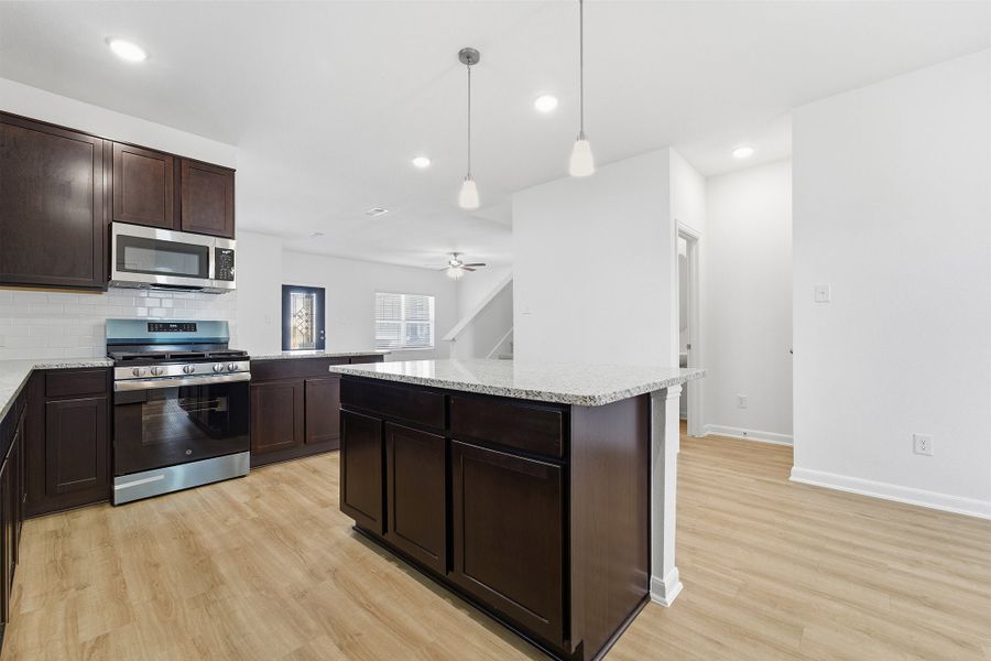 Furnished interior view inside a new home in La Terra, Celina (Image 5).