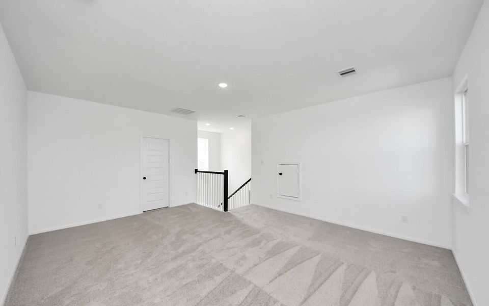 Representative unfurnished interior of a home built from the Wellesley by Brookfield Residential in 50' Traditional Homes at Elyson, Katy (Image 10). Representative unfurnished interior of a home built from the Wellesley by Brookfield Residential in 50' Traditional Homes at Elyson, Katy (Image 10).