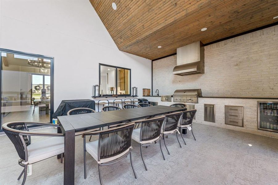 Furnished interior view inside a new home in , Pelican Bay (Image 16).