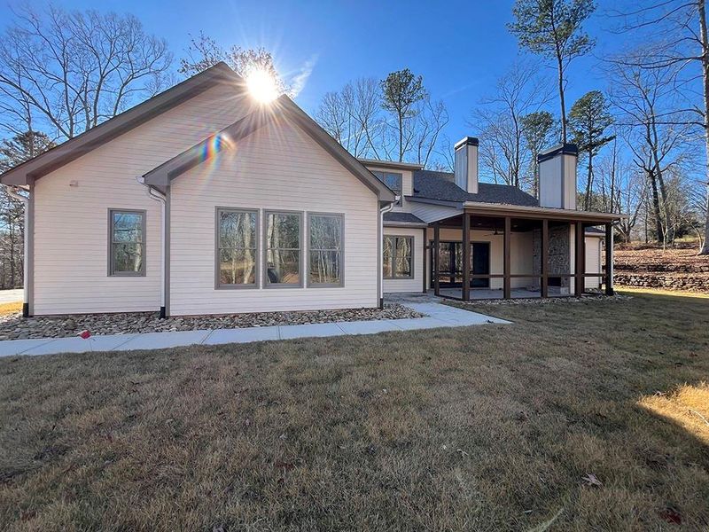 Exterior details and patio area of a home in , Ball Ground (Image 25).