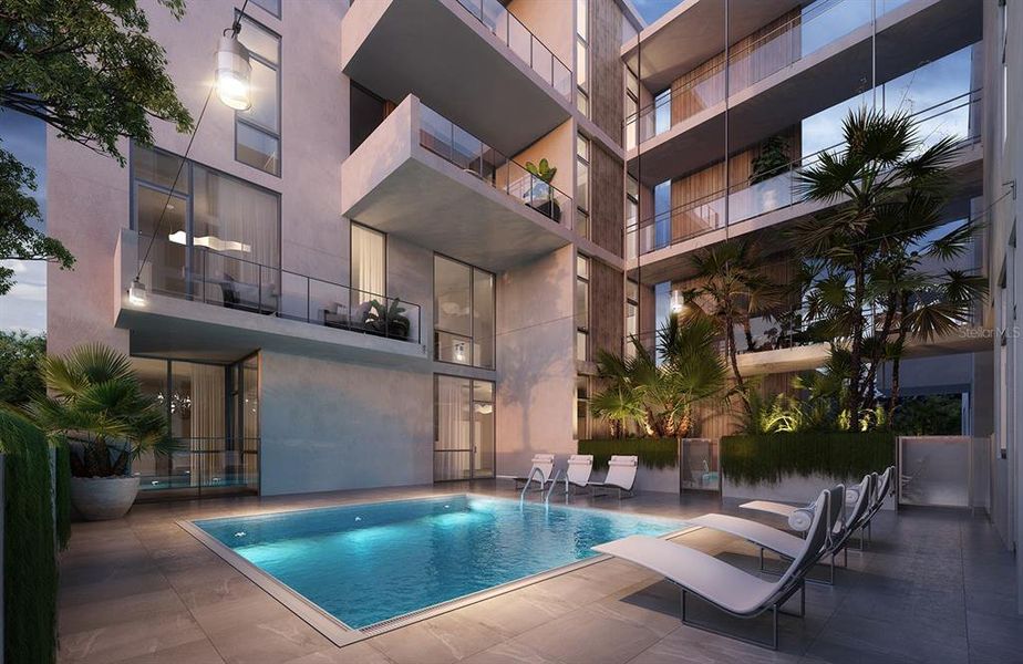 Front exterior of a new home in , Sarasota, FL, highlighting curb appeal (Image 8). Front exterior of a new home in , Sarasota, FL, highlighting curb appeal (Image 8).