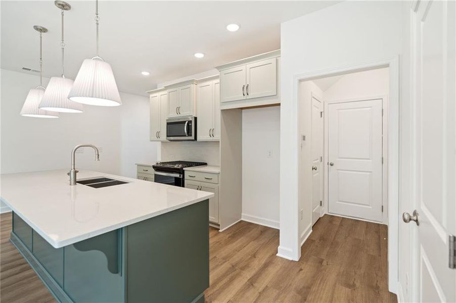 Furnished interior view inside a new home in Wildwood Place, Powder Springs (Image 6).