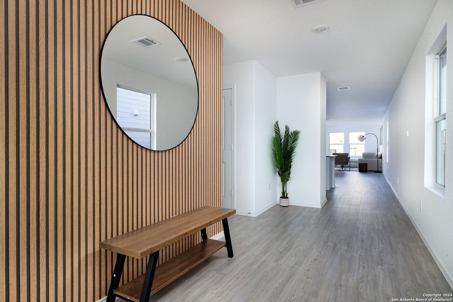 Furnished interior view inside a new home in Silos: Cottage Collection, San Antonio (Image 7).