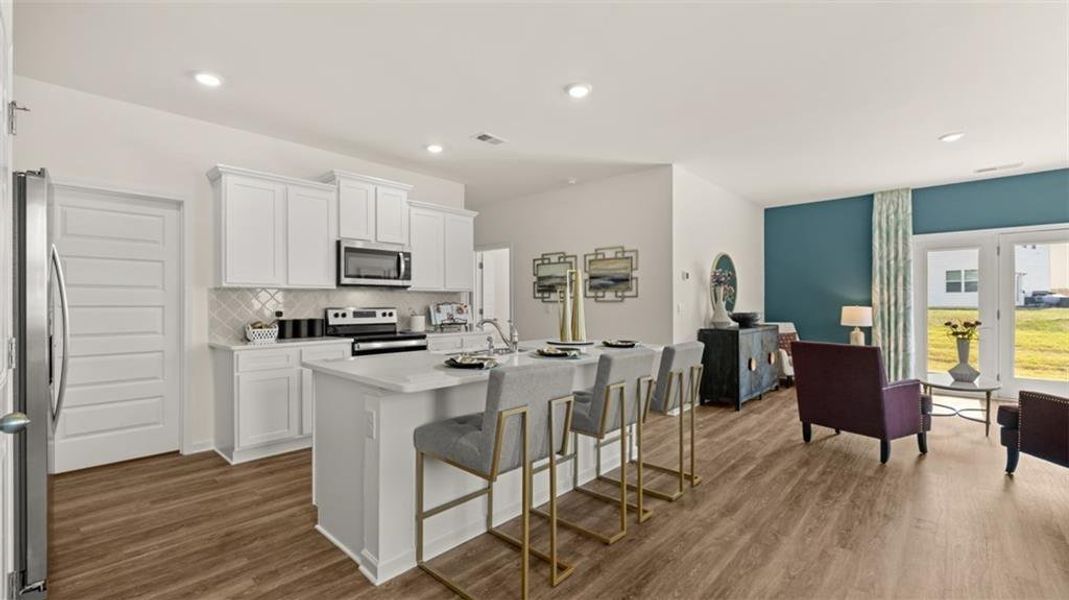 Furnished interior view inside a new home in Shoal Creek, Hampton (Image 2).