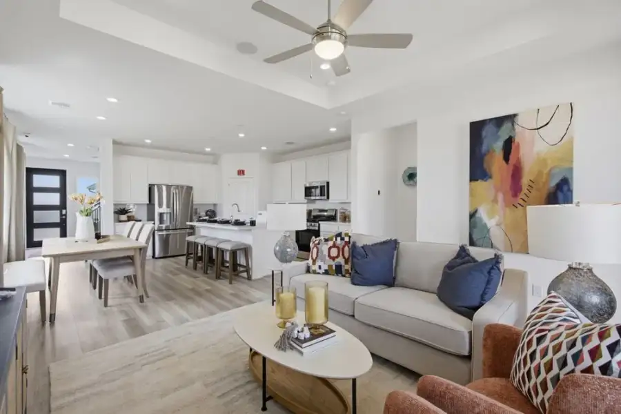 Furnished interior view inside a new home in Trillium, Richmond (Image 10).