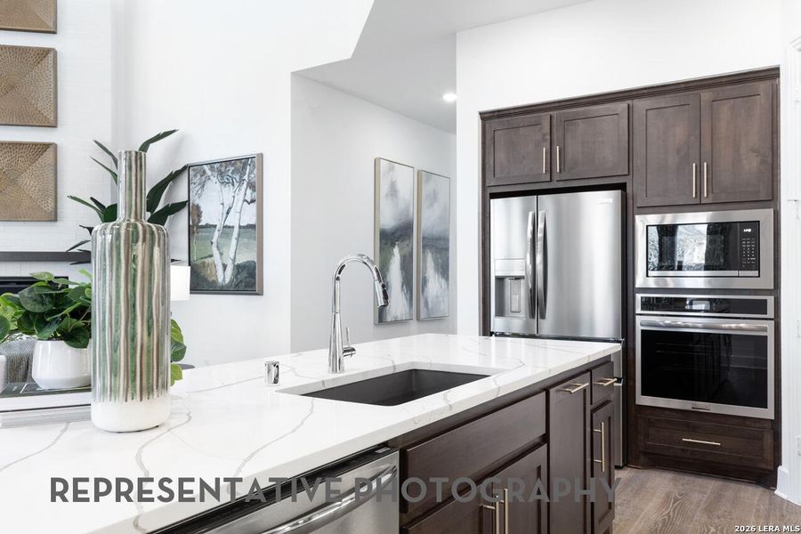 Furnished interior view inside a new home in Venado Crossing, Cibolo (Image 7). Furnished interior view inside a new home in Venado Crossing, Cibolo (Image 7).