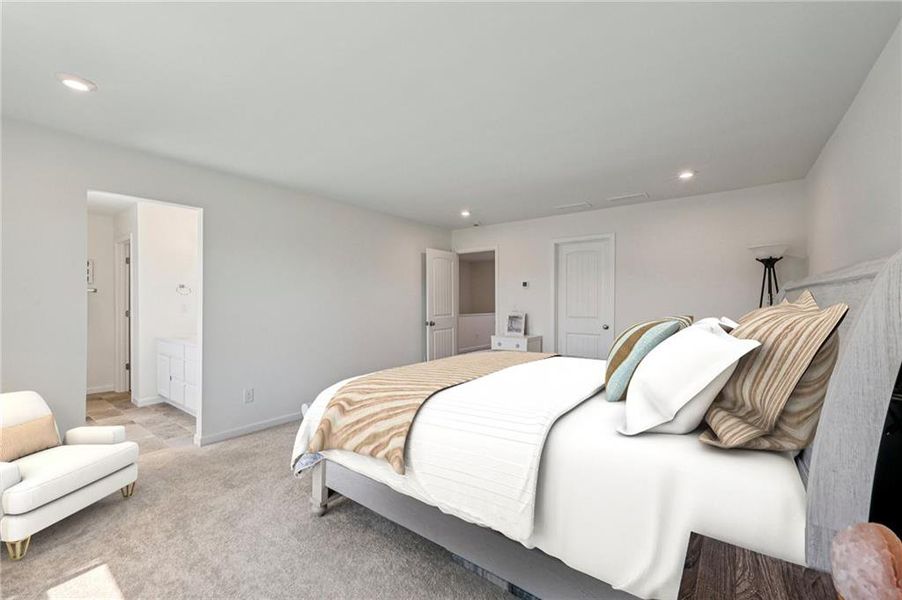 Furnished interior view inside a new home in , Euharlee (Image 6).